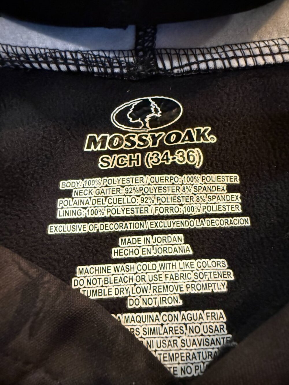 Mossy Oak Eclipse Performance Hoodie w/Neck Gaiter - Picture 7 of 11